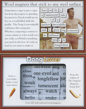 Load image into Gallery viewer, Dong Lover Poet - Magnetic Poetry Kit