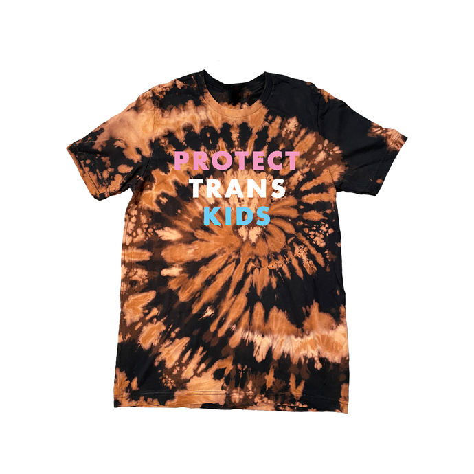 Protect Trans Kids Bleach Tie-Dye