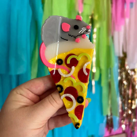 Pizza Rat Hair Claw