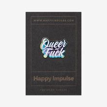 Load image into Gallery viewer, Queer As Fuck - Enamel Pin