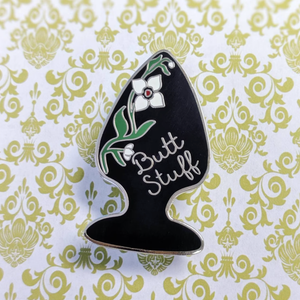 Butt Stuff, Butt Plug Enamel Pin