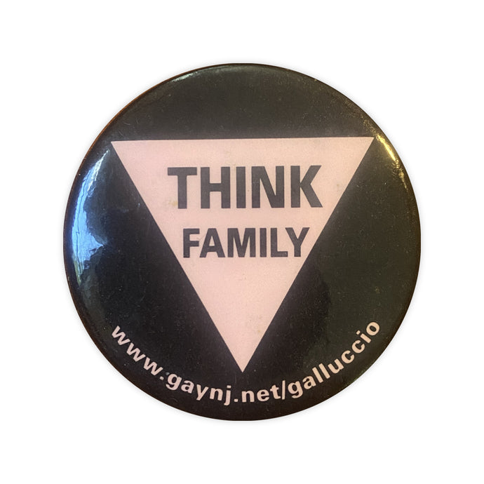 Vintage Think Family Button