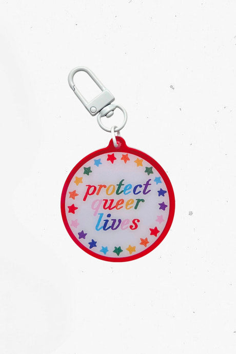 Protect Queer Lives - Keychain