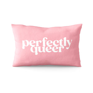 Perfectly Queer Light Pink Pillow