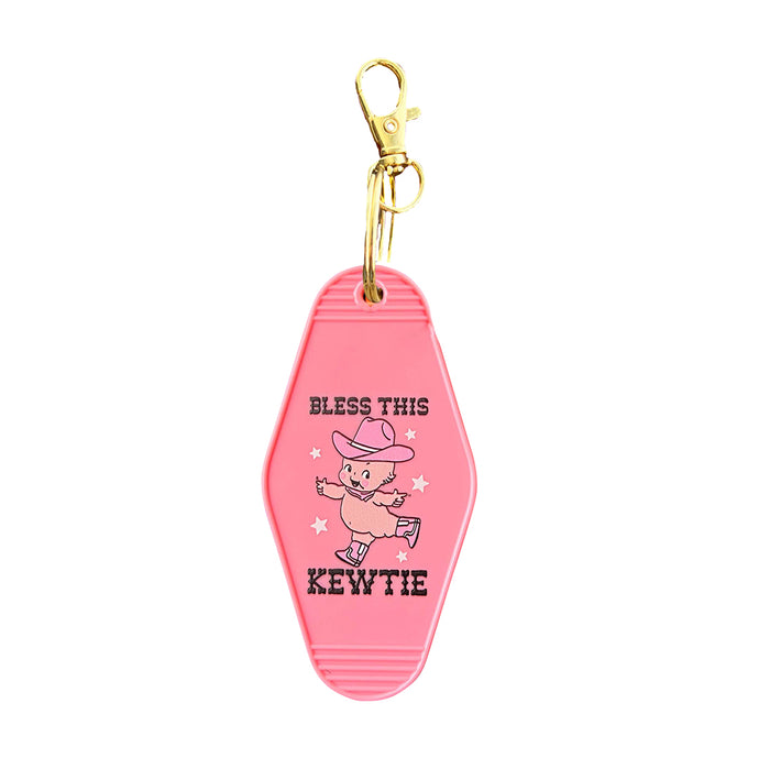 Cowpoke Kewtie Motel Keychain