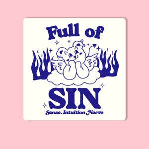 Full of Sin Sticker