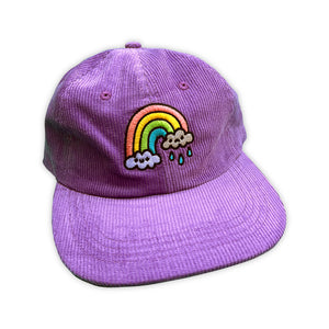 Rainbow Clouds Corduroy Hat