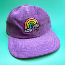 Load image into Gallery viewer, Rainbow Clouds Corduroy Hat