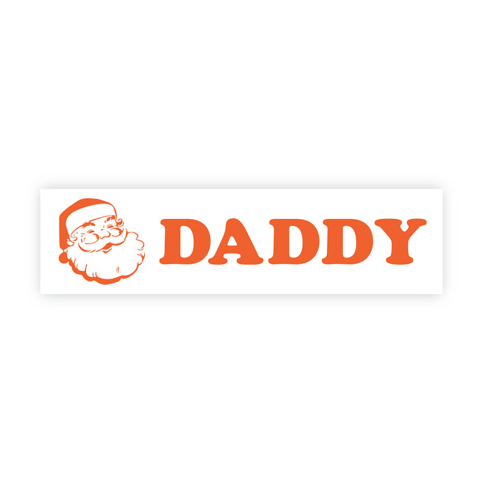 Santa Daddy bumper sticker