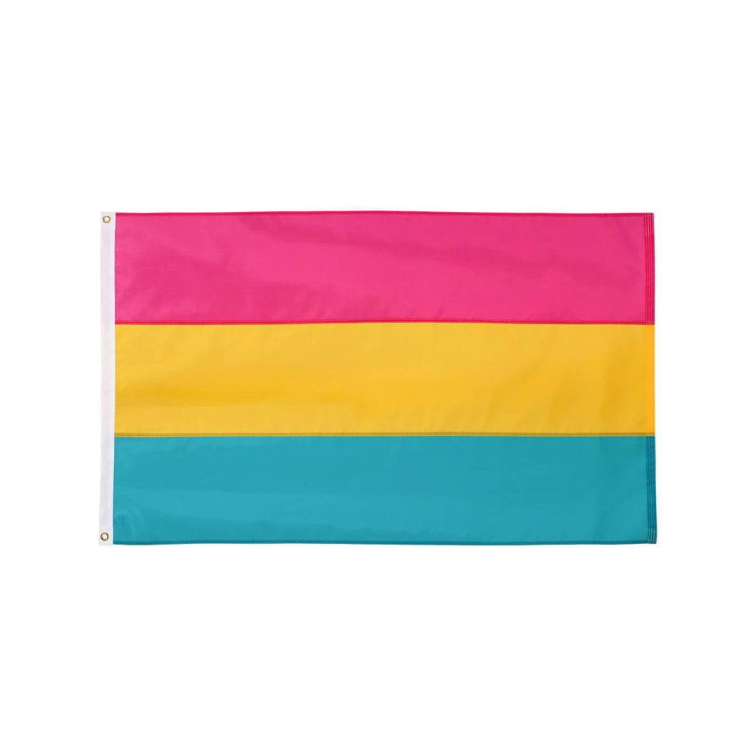 Hand-sewn Pansexual Pride Flag