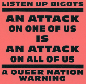 Protest Print: Queer Nation