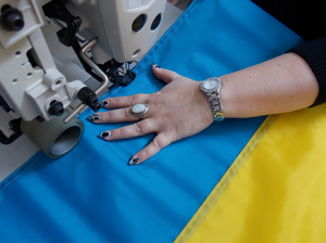 Hand-sewn Pansexual Pride Flag