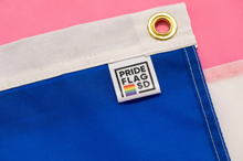 Load image into Gallery viewer, Hand-sewn Genderfluid Pride Flag