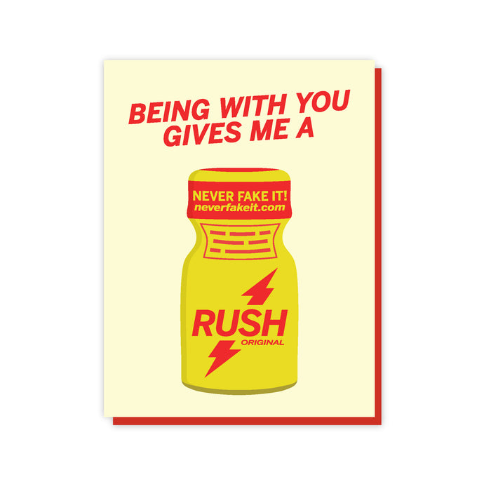 Being With You Gives Me a Rush Card