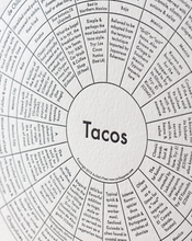 Load image into Gallery viewer, Tacos Print